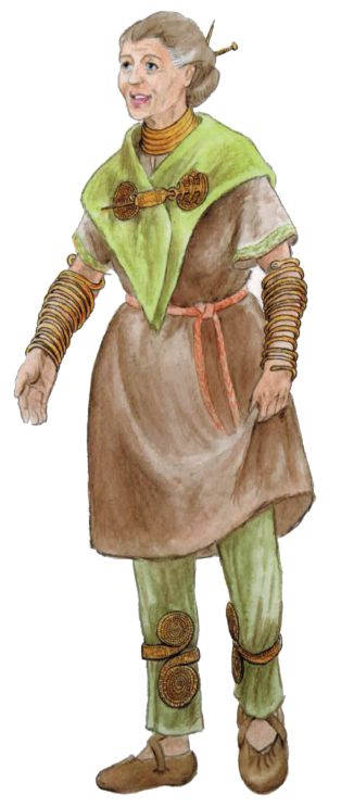 Abb 8 Bronzezeitliche Frau mit Bronzeschmuck